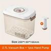 Vacuum Sealed Canister Household Fresh-keeping Box Refrigerator Food Storage Containers Drainable Kitchen Fruit Organizers Tank