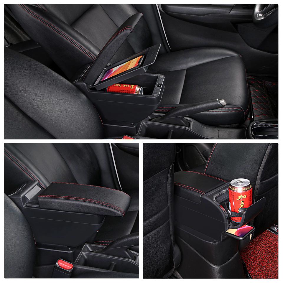 Автомобильный подлокотник для Suzuki Sx4, подлокотник, модернизированный ящик для хранения, автомобильные аксессуары, выдвижной