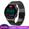 Max Pro Smart Watch Men Laser Treatment ECG Body Temperature Measurement Heart Rate Blood Pressure Oxygen Smartwatch