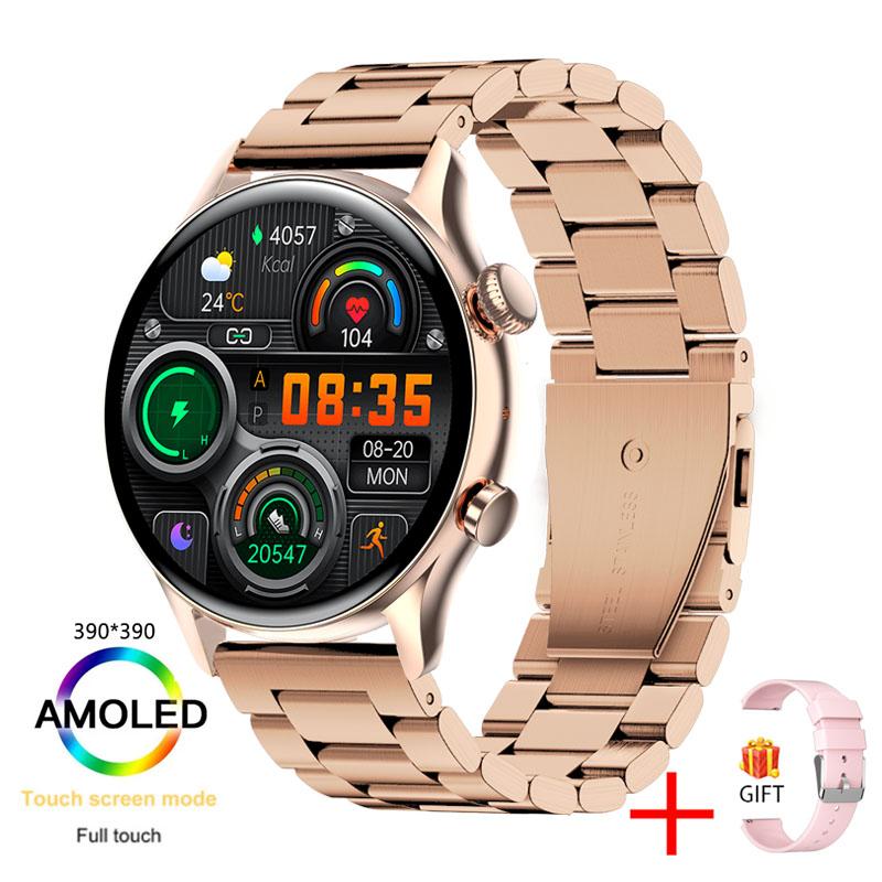 Bluetooth Call женские умные часы мужские Amoled 390*390 Hd экран всегда отображает часы индивидуальный циферблат Nfc умные часы для Xiaomi