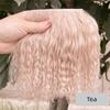 Mongolia Fur Sheepskin Wool Extensions Hair Row BJD Dolls Wigs SD Blyth Wigs  Doll Toy Accessories