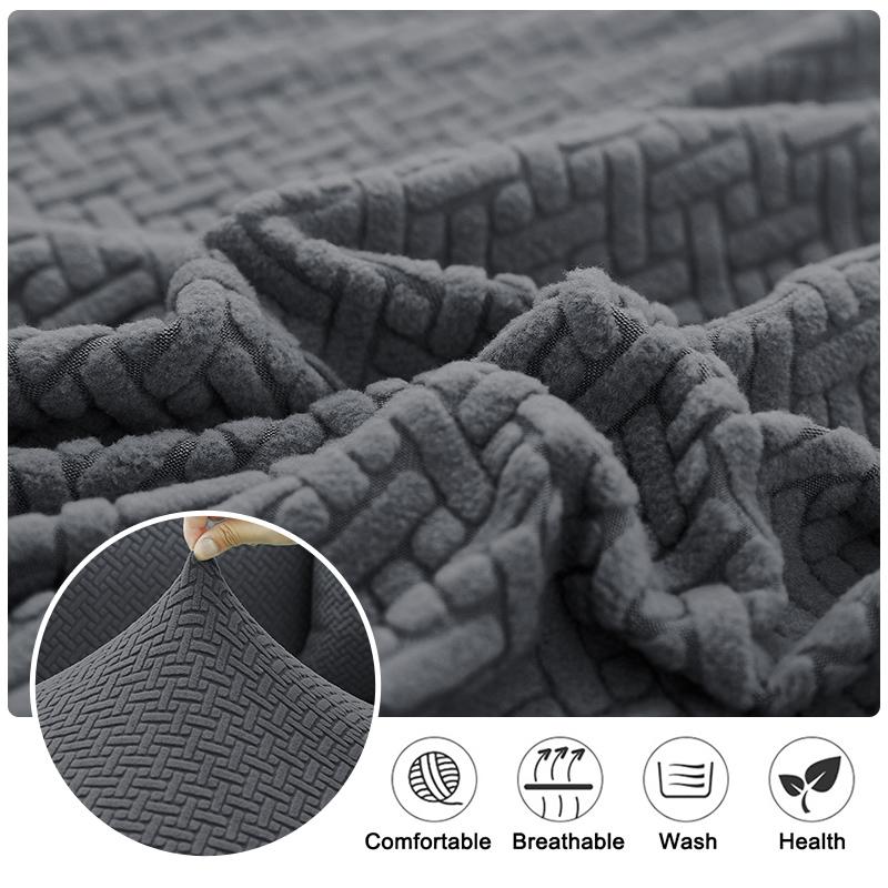 Jacquard Sofa Bed Cover Armless Sofa Cover For Living Room Modern Sofa Slipcover Without Arm Corner Sofa Covers For Home Hotel