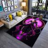 "Fantasy God with Purple Aura" Suitable As a Non-slip Mat for the Living Room or Bedroom Sofa