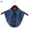 1pc Sexy Lace Fake Collar Shirt Shawl Flower Crochet Neckline Collars Women Detachable Collar Half Shirt Faux Collar Lace Fabric