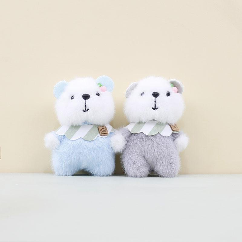Cute Cartoon Plush Bear Keychain Charismatic Stuffed Animal For Bags And Keys