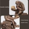 Творческий череп обезьяны Дарвина скульптура из смолы кабинет кабинет вход гостиная офис рабочий стол декор дома исторические ремесла подарок