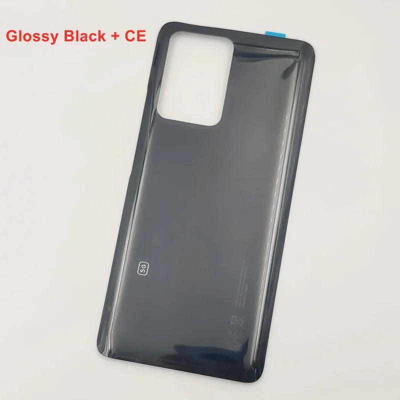 Для Xiaomi 11T 11T Pro 5G Стеклянная крышка аккумулятора Жесткая задняя панель Корпус задней крышки Mi 11T Pro + Наклейка Клейкий ЛОГОТИП