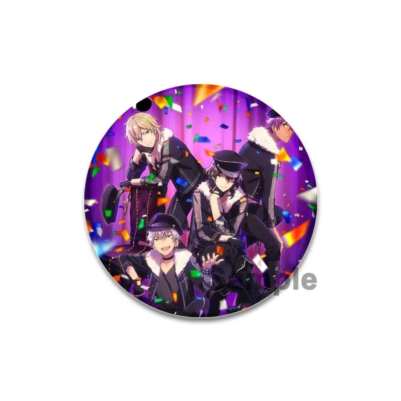 32/44/58mm Ensemble Stars Idol Brooch Round Cartoon Cosplay Badge Adonis Otogari Icons Lapel Pins for Backpack Gift Accessory