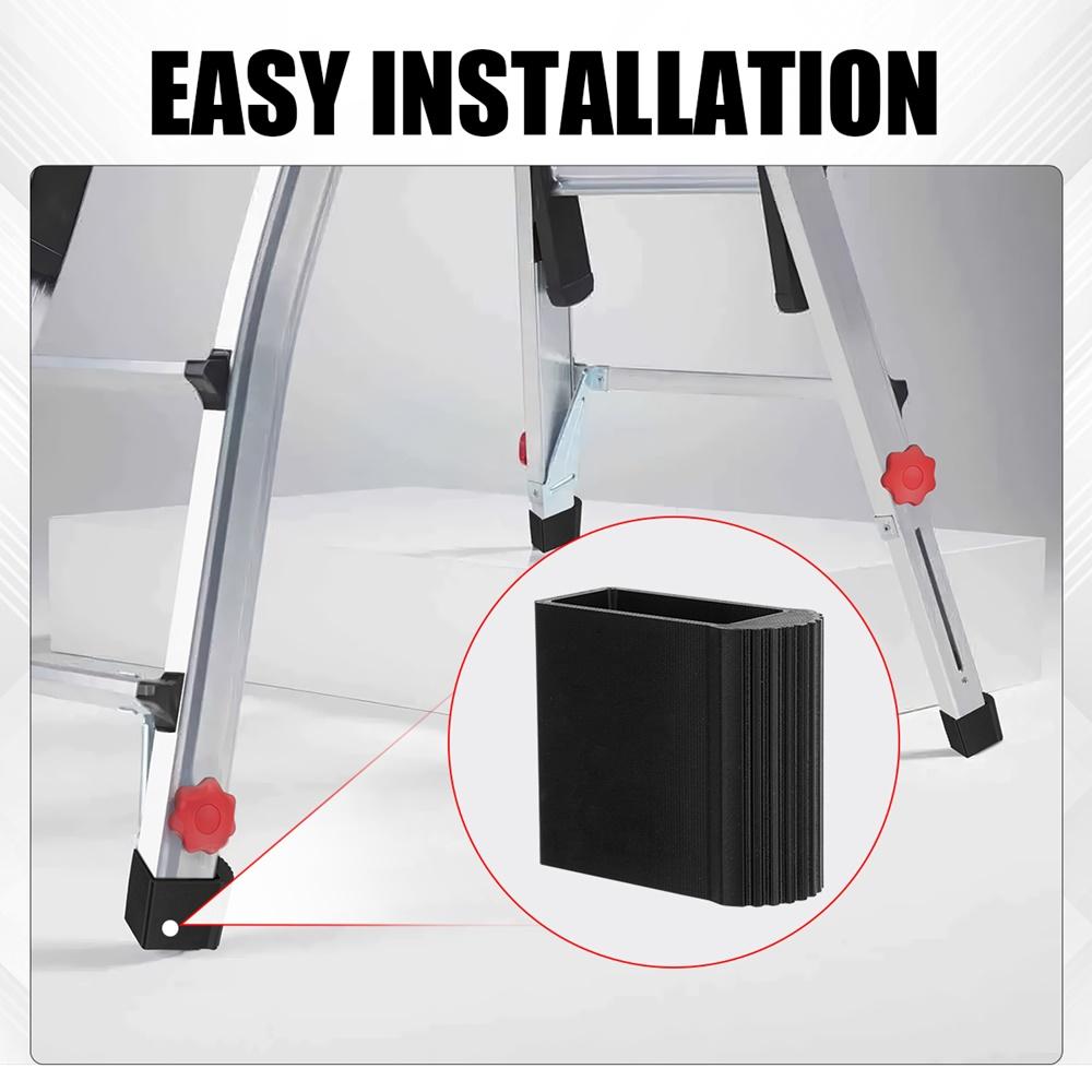 2/4/8/12PCS50x22mmWire Foot Outer Shoe Replacement Shoe Accessory Rubber Foot Can Also Be Used For Horizontal Ladder Rubber Foot