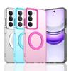 Для Realme V70 Чехол Магнитный Беспроводная Зарядка Funda Realme V70 V70S Coque Матовый Полупрозрачный ПК Задняя Крышка Телефона Realme V70