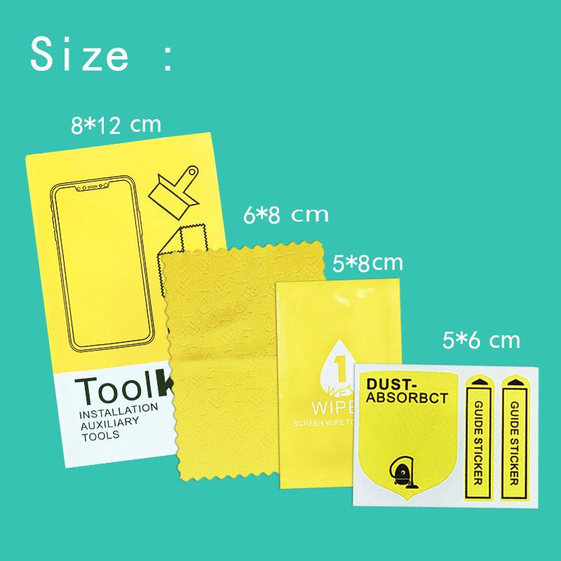 50set/lot Cleaning Cloth For Mobile Phone Tablet Tempered Glass Screen Protector Camera Lens LCD Screens Clean Dedust Large size