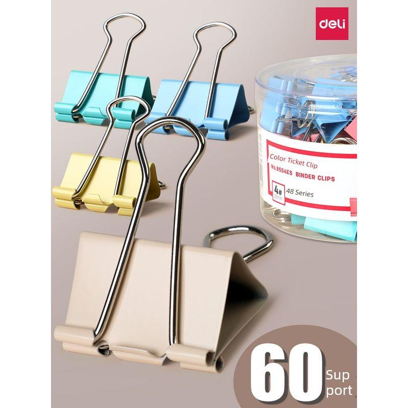 Tail Clip Stationery Metal Strong Multicolor, Large Journal Book Bill Book Fixed Tail Clamp Good-looking Ticket Tail Fishtail Phoenix Tail Iron Clamp