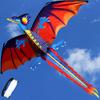 3D Dragon Kite Kids Toy Fun Outdoor Flying Activity Game Children With Tail