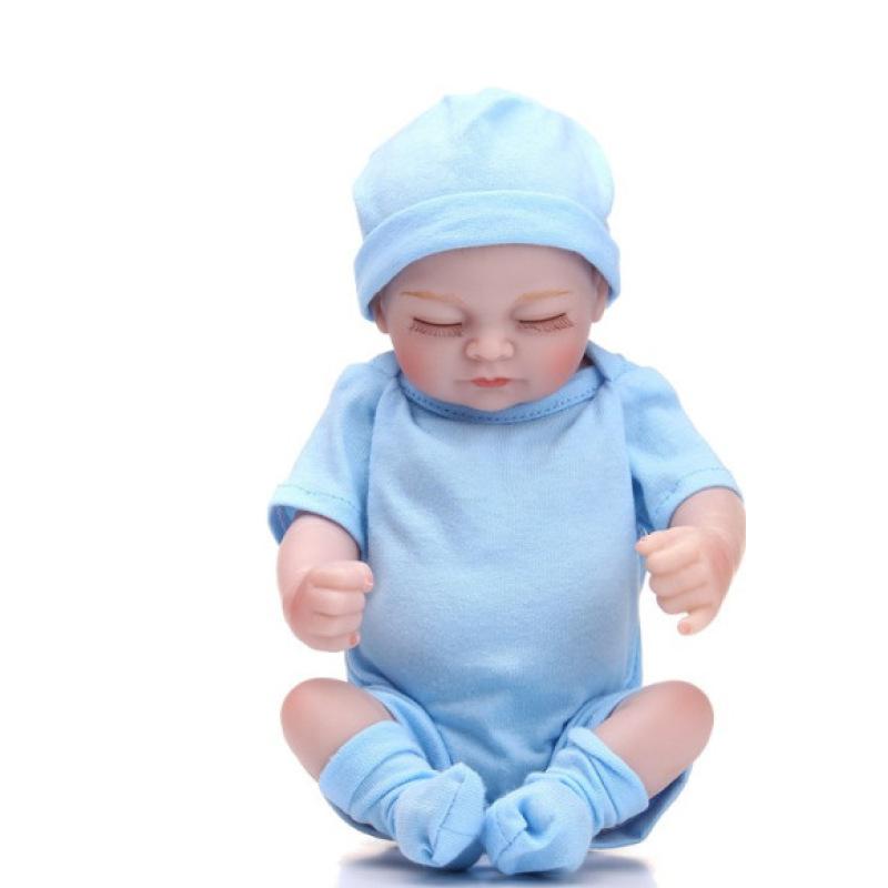 Имитационная кукла, реалистичная силиконовая кукла для девочек, детская игрушка для игрового дома, 28 см