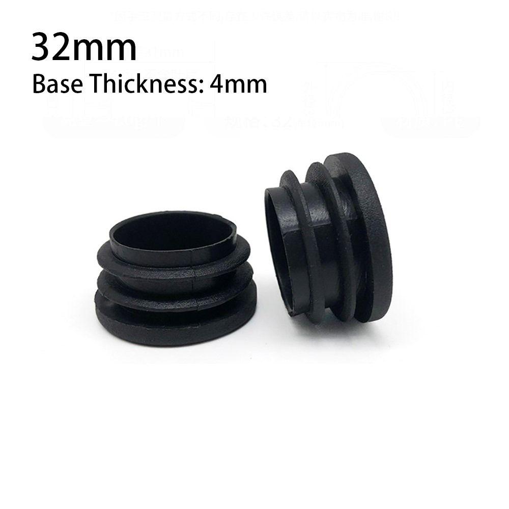 10 шт., стальная труба, мебельная заглушка для ног, протекторы для пола, заглушки, круглая трубка, пылезащитный чехол