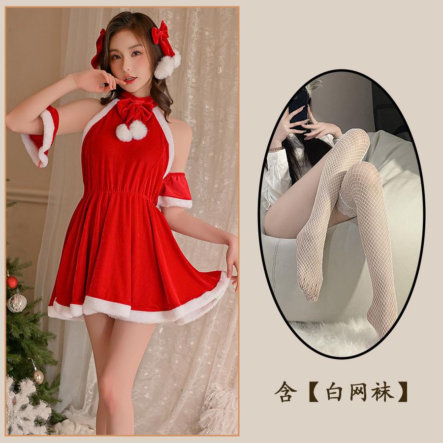 Сексуальная одежда Сексуальное платье большого размера Рождественское платье Косплей Униформа Соблазнение Горячий Набор платьев для страсти