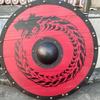 Medieval Larp Warrior Wood Steel Viking Round Shield Armor Round Shield