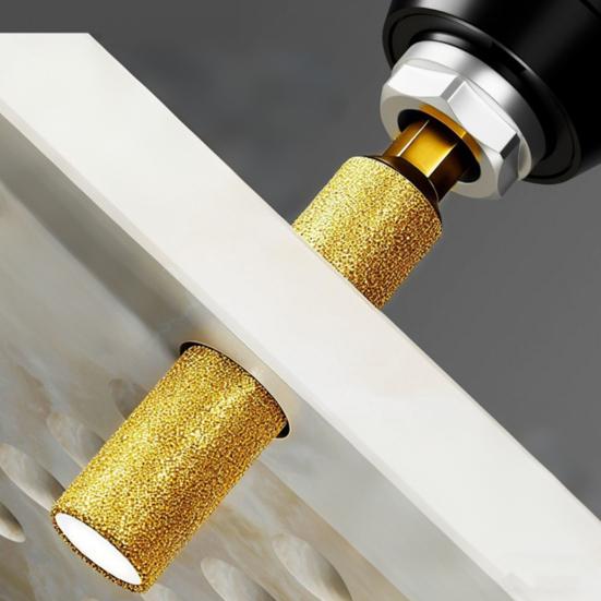 Набор алмазных сверл для плитки с охлаждающим воском для сверления керном, для мрамора, гранита, стекла, бетона, противоскользящий шестигранный хвостовик, инструмент для сверления плитки