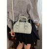 Spring Fashion Portable Bowling Bag Women's 2025 New Simple Small Square Bag Versatile Messenger Bag One Piece Delivery