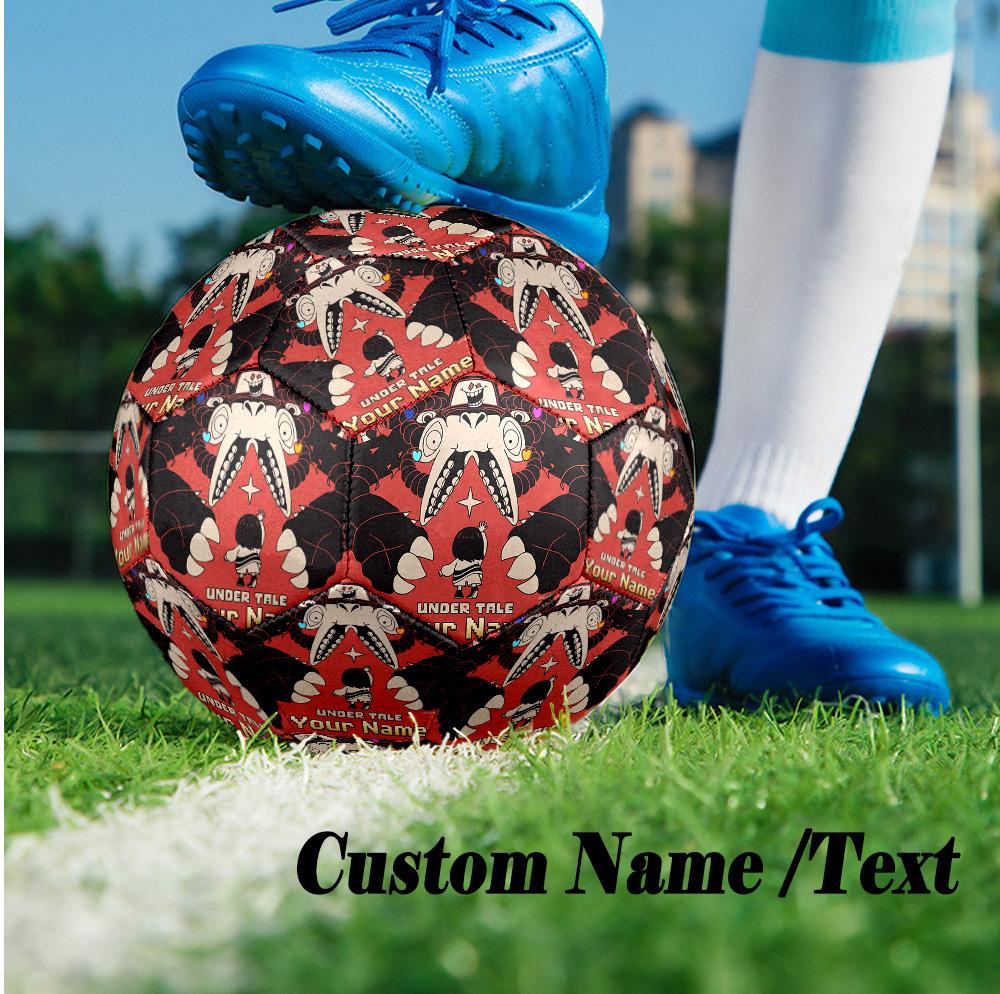 Custom Text Size 5 Soccer Ball, Standard Match Football For OutdoorUndertale