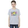 Disney Boys The Lion King Pattern Logo T-Shirt