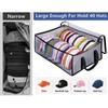 Large Capacity Baseball Cap Storage Box Collapsible Closet Organizer Case Cap Storage Bag  Travel