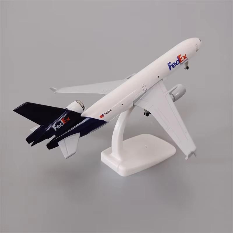 20 см Сплав Металл Авиакомпания FedEx Express MD MD-11 Литой Модель Самолета Самолет Самолет с Моделью Самолета для Украшения