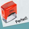 Printtoo Perfect Self Inking Rubber Stamp Pre, Inked Office Stamp, Канцелярские товары для домашнего офиса, 38 x 14 мм,