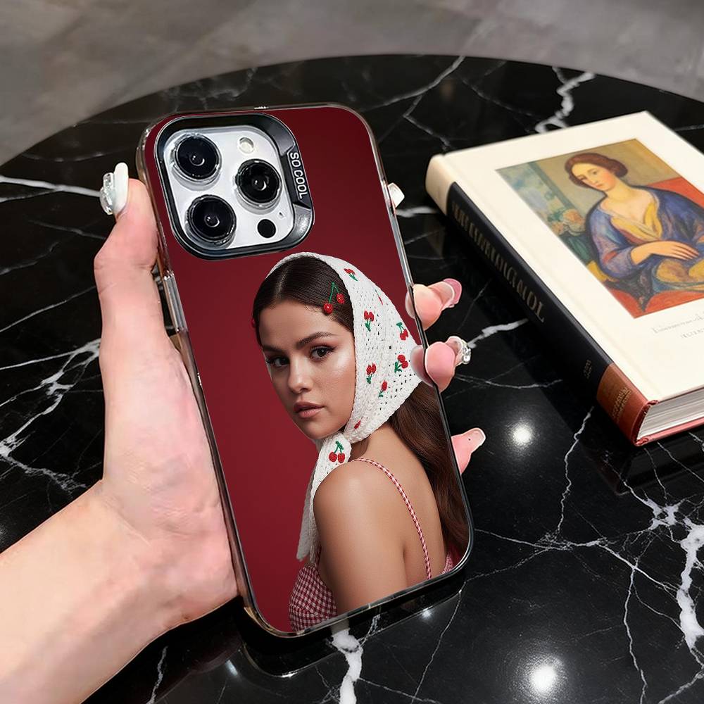S-Selena Sweet G-Gomez-SG Чехол для телефона для iPhone 17,16,15,14,13,12,11 Plus,Pro Max,XS, Цветной Серебристый Черный Чехол