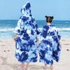 Surf Poncho Changing Towel Microfiber Fabric Water Sports Hooded Robe Adult Child Beach Blanket Bath Swim Quick Tie-Dry Wetsuit