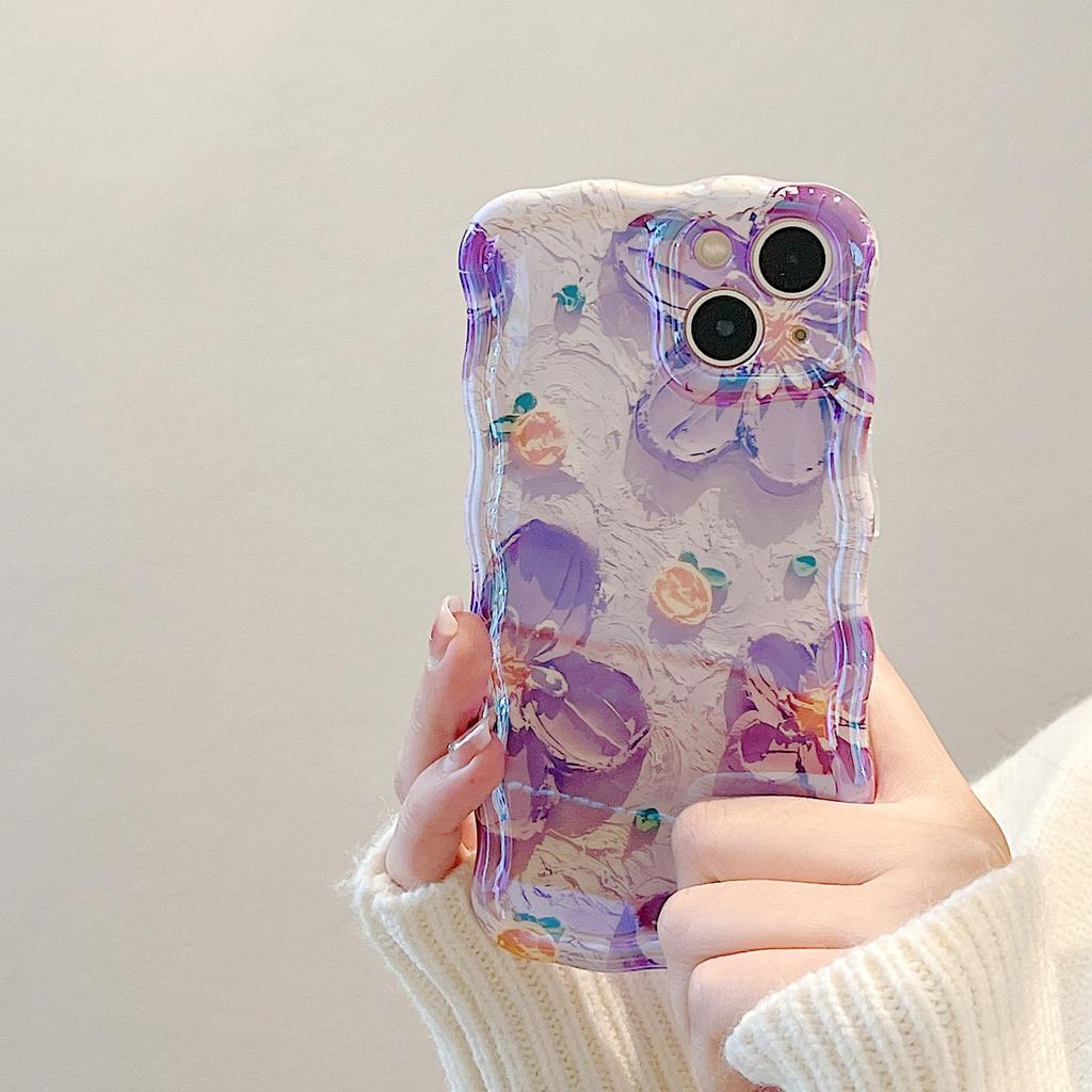Luxury Fashion Flowers Glitter Laser Phone Case For iPhone 11 12 13 14 15 16 Pro Max Soft Shockproof Lens Protection Cover