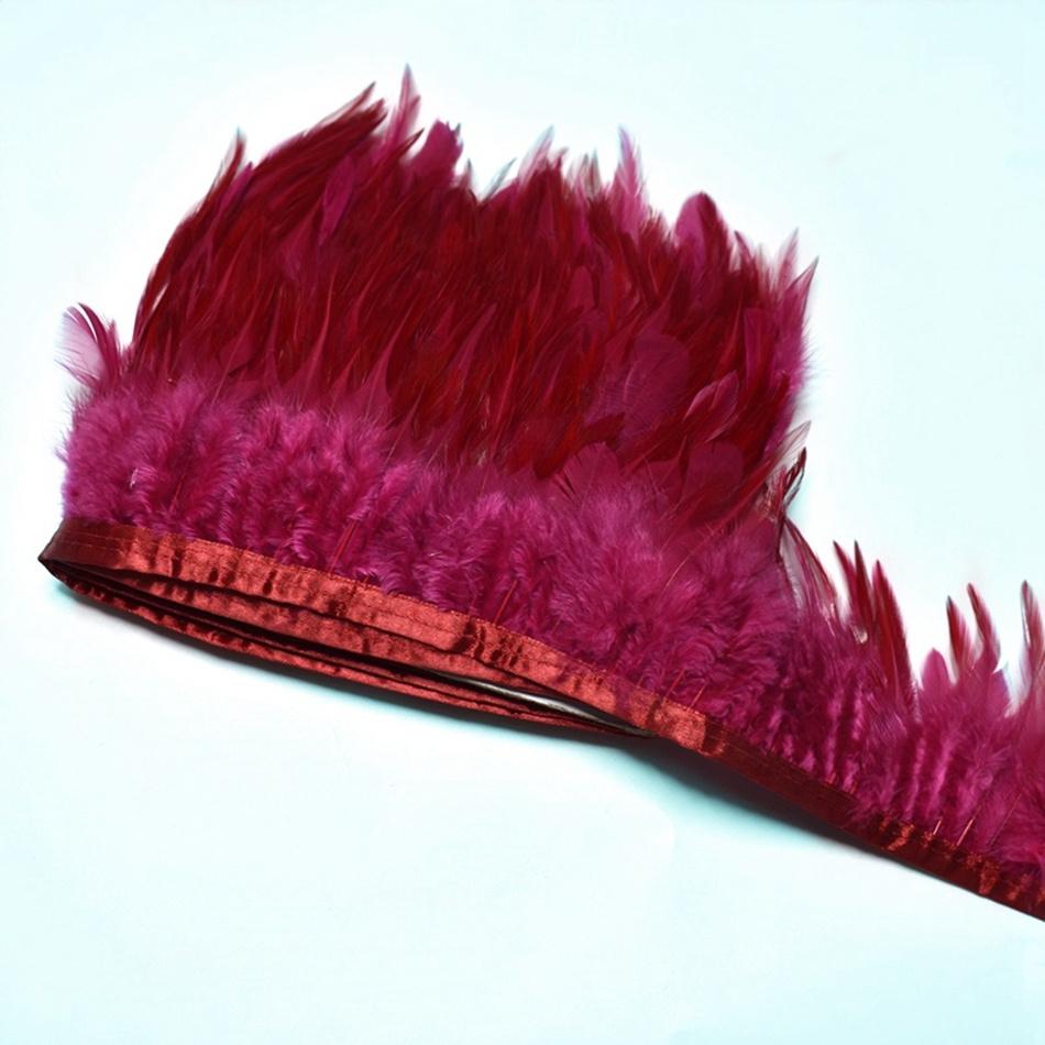 10 метров натуральная тесьма из перьев для шитья одежды, ручной работы, перья для вечеринки, свадьбы, перья для рукоделия, DIY украшение 10-15 см