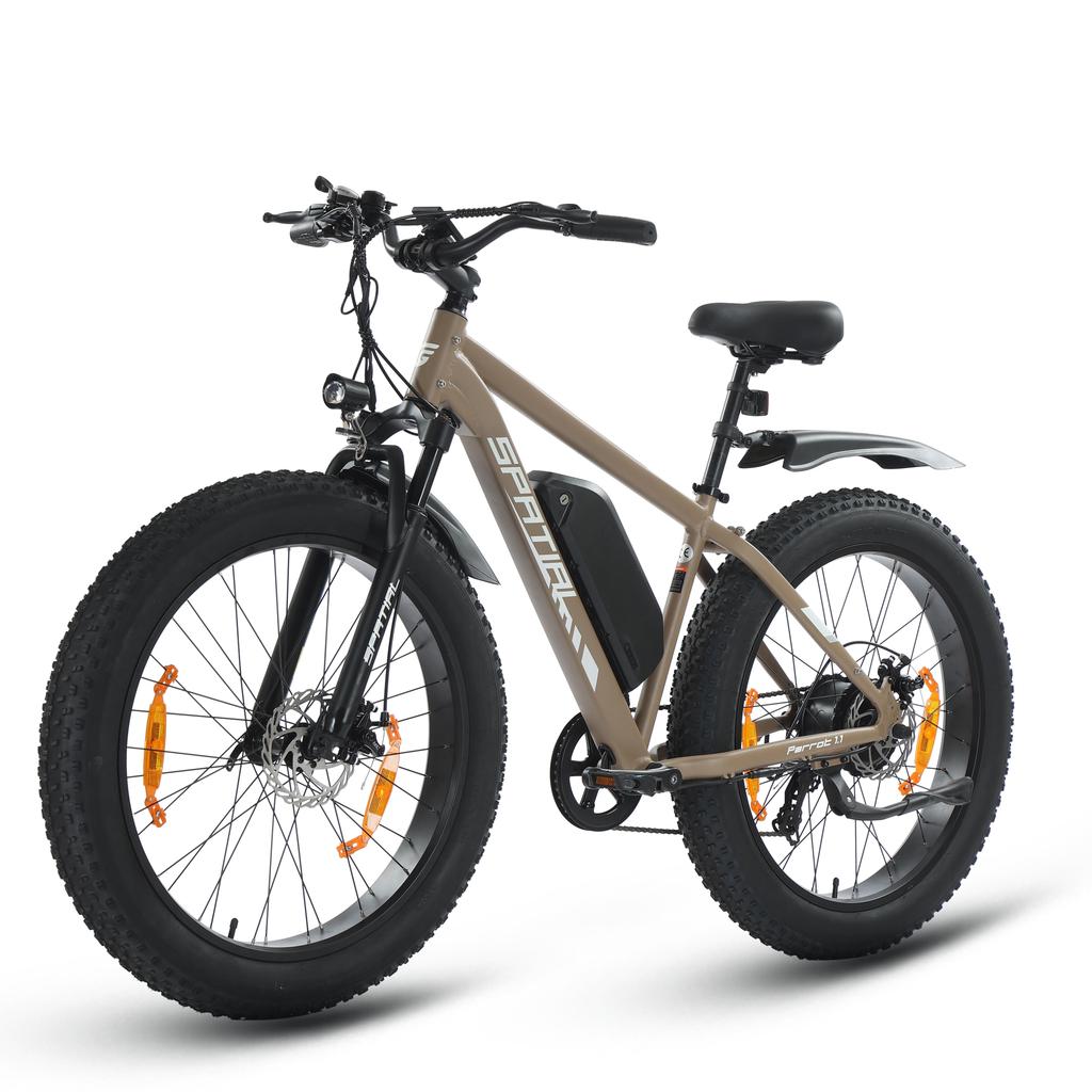 SPATIAL Parrot Мужской Внедорожный Электровелосипед 250 Вт Мотор 48В13Ач Аккумулятор Велосипед для Катания на Открытом Воздухе 26 Дюймов Внедорожный Электро-Горный Велосипед