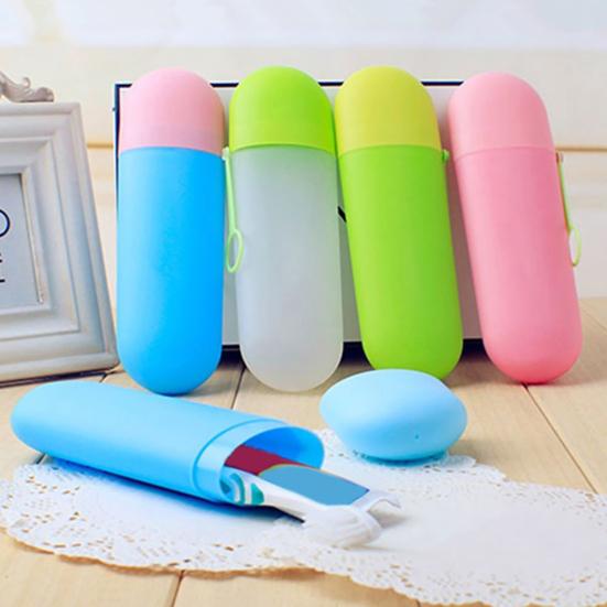 Портативный дорожный держатель для зубной пасты, бытовой чехол для хранения, контейнер