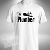 The Plumber Men's T-Shirt Funny Godfather Style Plumbing Heating