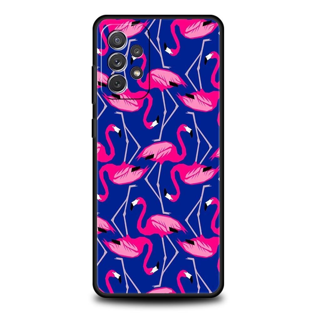 Розово-красный чехол-фламинго для телефона Samsung Galaxy A51 A71 A21S A12 A11 A31 A41 A01 A03s A52 A32 A22 A13 A23 A33 A53 A73 5G