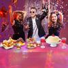 Shiny Disposable Lasers Rectangle Tablecloth Colorful Holographic Foil Design Table Cover Party Supplies