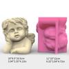 Cute Angel Silicone Mold  Succulent Flower Silicone Mold for  Crafts Unique Succulent  Candle Holders