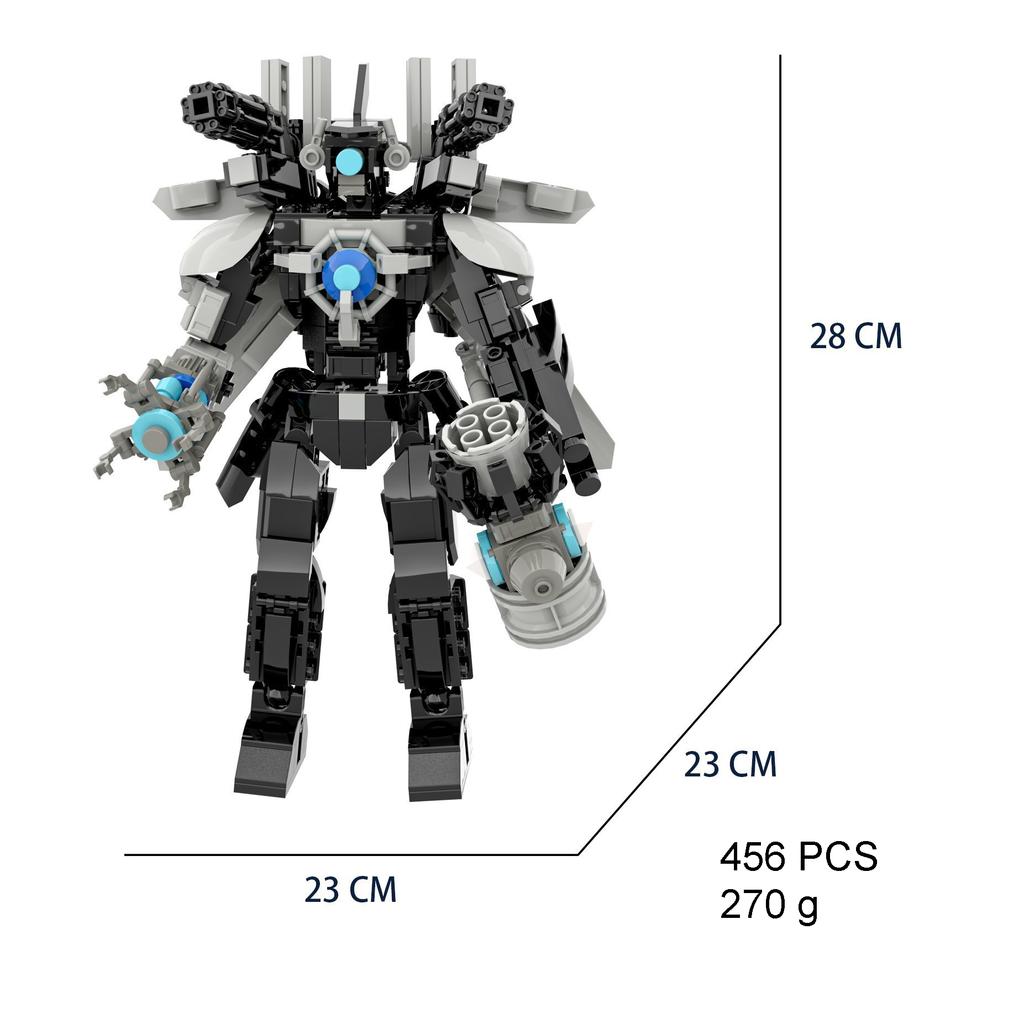 Строительный блок Титан Часы Человек 2.0 Оператор Спикер Дрель Человек Кирпичи Модель