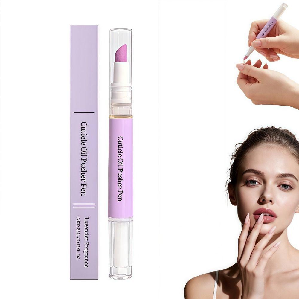 2-in-1 Nail Cuticle Protectant Pen Nail Brighten Nail Polish Pen Nail Care Tool