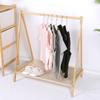 Wood Garment Rack Foldable Wardrobe Storage Rack Clothing Storage Organizer Shelves for Hanging Clothes Coats Skirts Shoes Bags