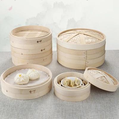 Бамбуковая пароварка для приготовления рыбы, риса, овощей, корзина для закусок, кухонные принадлежности для приготовления пельменей, пароварка
