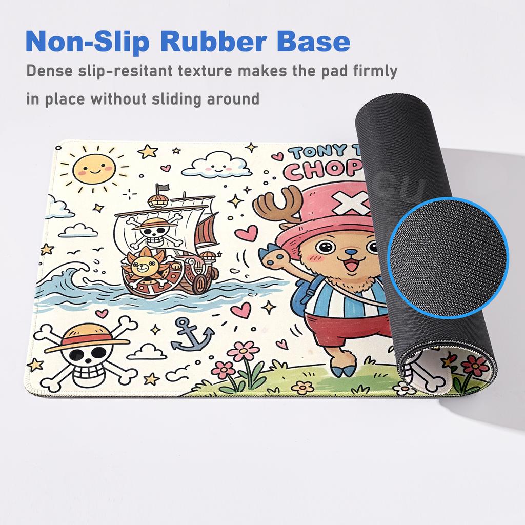 Large Size Mouse Pad Office Computer One Piece Style Tony Tony Chopper Desk Mats Aesthetics Laptop Carpet Accessories Gaming Mat
