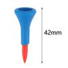 5Pcs Premium Golf Rubber Tees Almost Unbreakable 42mm Training Aid Mat 2" Heights for Range Practice Women Driving Training Gift