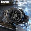/Многофункциональные квадратные электронные часы со стальным ремнем, хронограф, спортивные часы для студентов, для отдыха, для мужчин