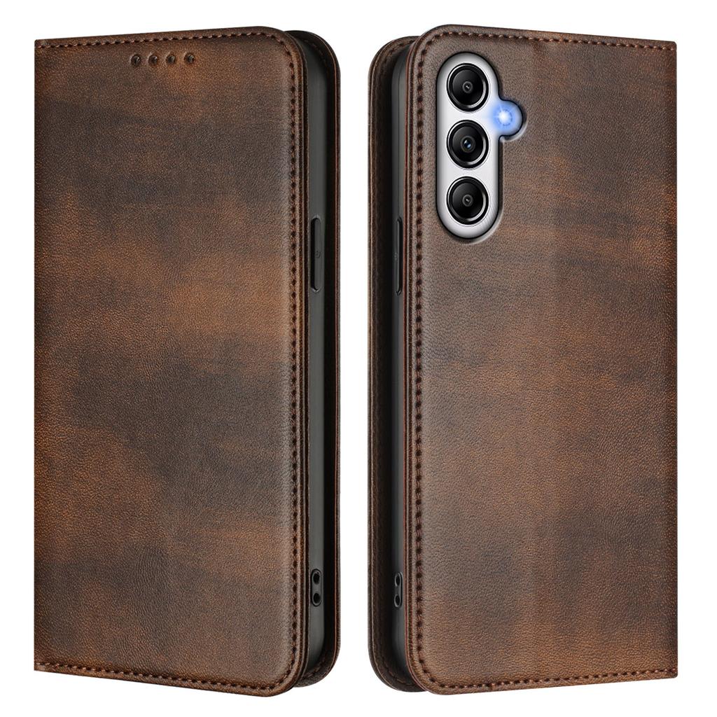 For Samsung Galaxy A35 5G Wallet Cases Retro Texture RFID Blocking Leather Phone Cover