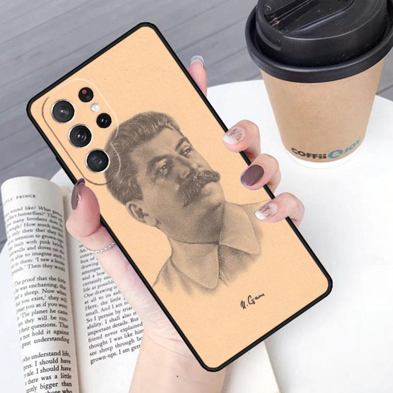 Русский командир Сталин чехол для телефона Cover Для Samsung Galaxy S24 S25 Ultra S21 S22 Ultra S10E Note 10 Plus Note 20 FE S23