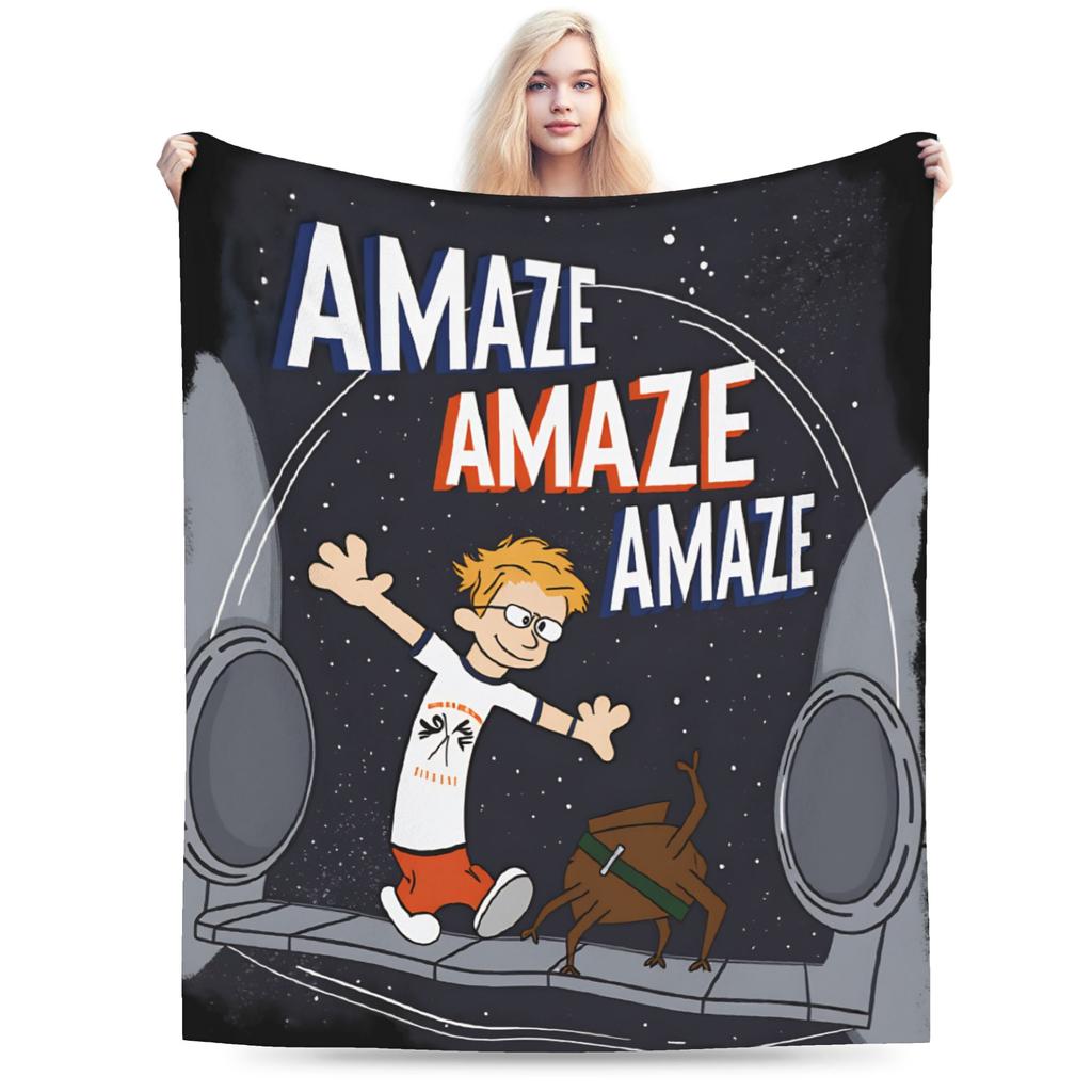 Soft Cozy Blanket Plane Travel Project Hail Mary 2026 Bedding Throws Print  Bedspread For Living Room
