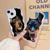 LZ14 Dog Doberman Animal Art Прозрачные мягкие волнистые чехлы для телефонов для Xiaomi 11 Lite Redmi Note13 12 8 Pro 9 12C A3 Infinix Smart 8 Tecno Защитная задняя крышка