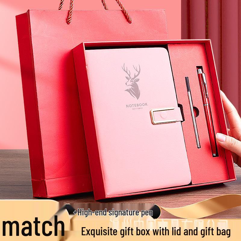 Personalized A5 Business Notebook with Logo - Thick Notebook for Office, Meetings, and Diary Use